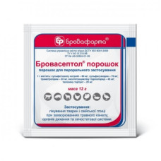 Бровасептол (ДЛЯ ТВАРИН) порошок, 12 г