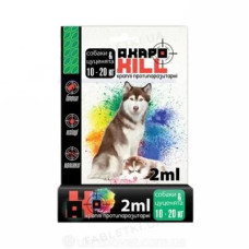 АкароКіл (ДЛЯ ТВАРИН) протипаразитарні краплі собакам 10-20 кг 2 мл, 1 піпетка