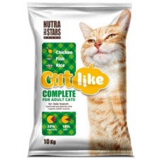 Сухий корм Cat like Complete для котів з куркою, рибою та рисом 10 кг